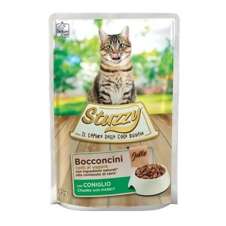 STUZZY CAT BUSTA GR.85 BOCCONCINI JELLY CONIGLIO