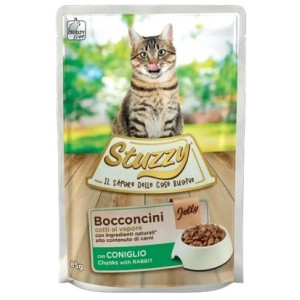 STUZZY CAT BUSTA GR.85 BOCCONCINI JELLY CONIGLIO