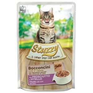 STUZZY CAT BUSTA GR.85 BOCCONCINI JELLY PROSCIUTTO VITELLO