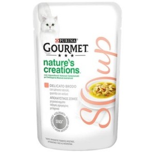 GOURMET NATURE'S CREATIONS SOUP SALMONE E VERDURE GR.40