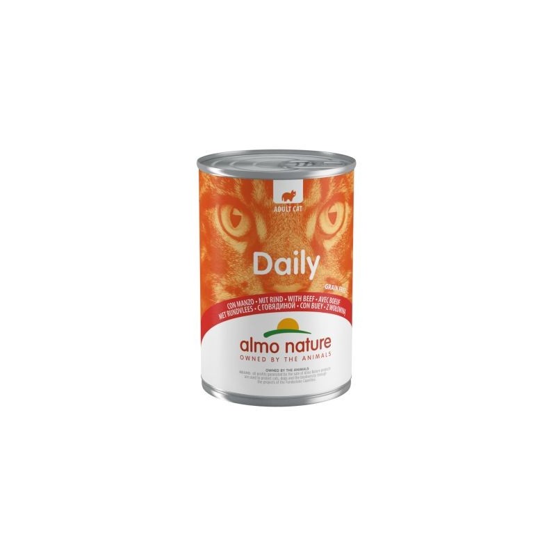 ALMO DAILY GATTO 400 GR MANZO