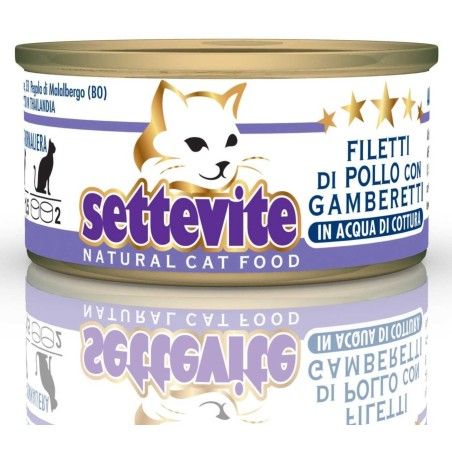 SETTEVITE FILETTI DI POLLO CON GAMBERETTI 70 gr