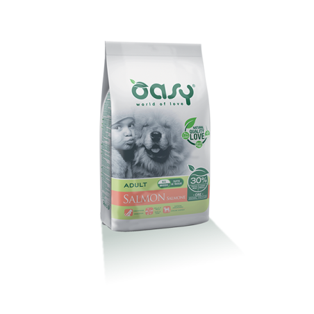 OASY DOG ADULT M-L SALMONE MONOPROTEICO KG.12