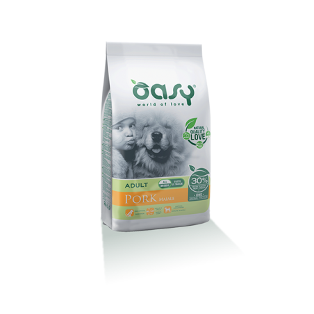 OASY DOG ADULT M-L MAIALE MONOPROTEICO KG.12