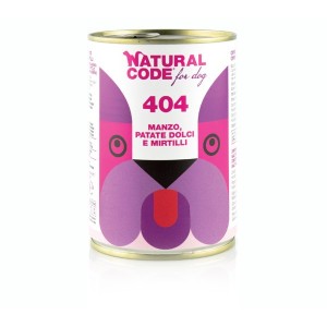 NATURAL CODE GR.400 MANZO PATATE DOLCI MIRTILLI -404-