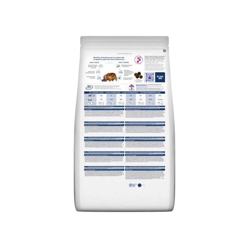 .HILL'S. PRESCRIPTION DIET Z/D CROCCHETTE PER CANI PER LE SENSIBILITÀ ALIMENTARI KG.10 **acquisto minimo 2 sacchi*prezzo riferit