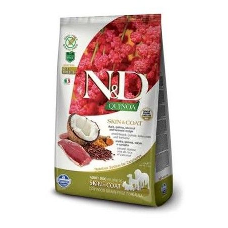 FARMINA N&D QUINOA ADULT ALL BREED SKIN & COAT ANATRA 7 KG 
