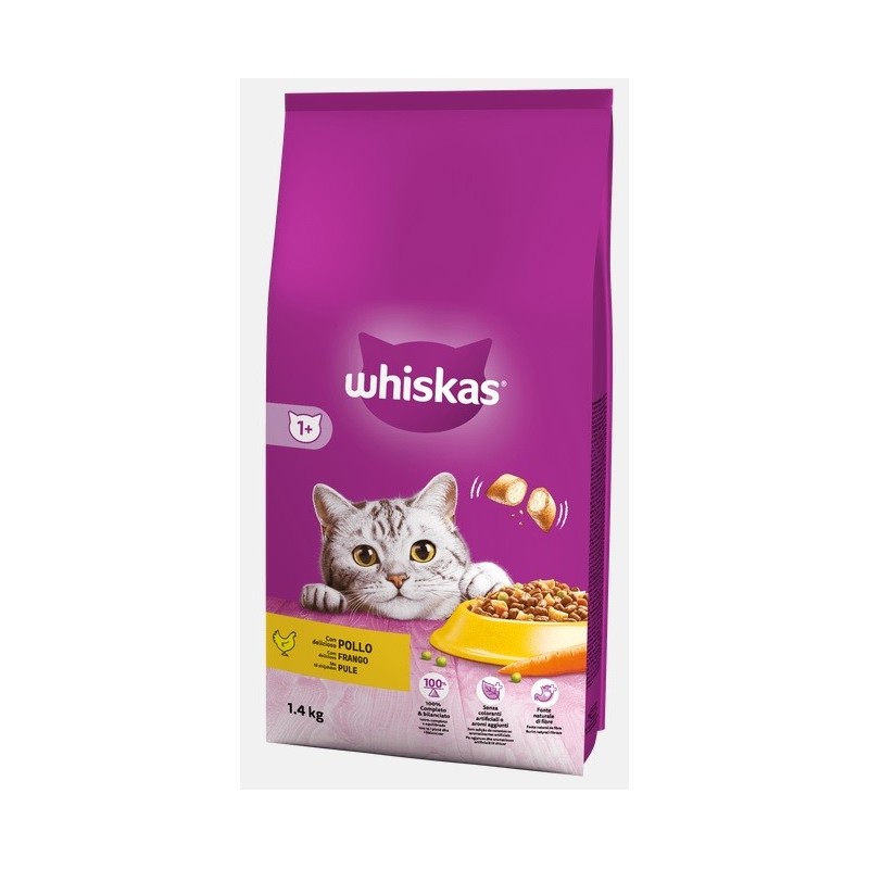 WHISKAS CROCCANTINI KG.1,4 POLLO