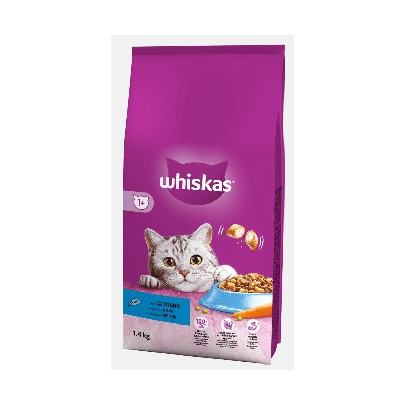 WHISKAS CROCCANTINI KG.1,4 TONNO