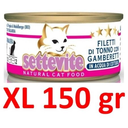 ***NON DISPONIBILE***SETTEVITE FILETTI DI TONNO CON GAMBERETTI 150 gr