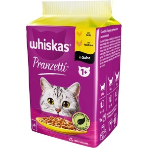 WHISKAS PRANZETTI IN GELATINA 50 GR POLLO, TACCHINO