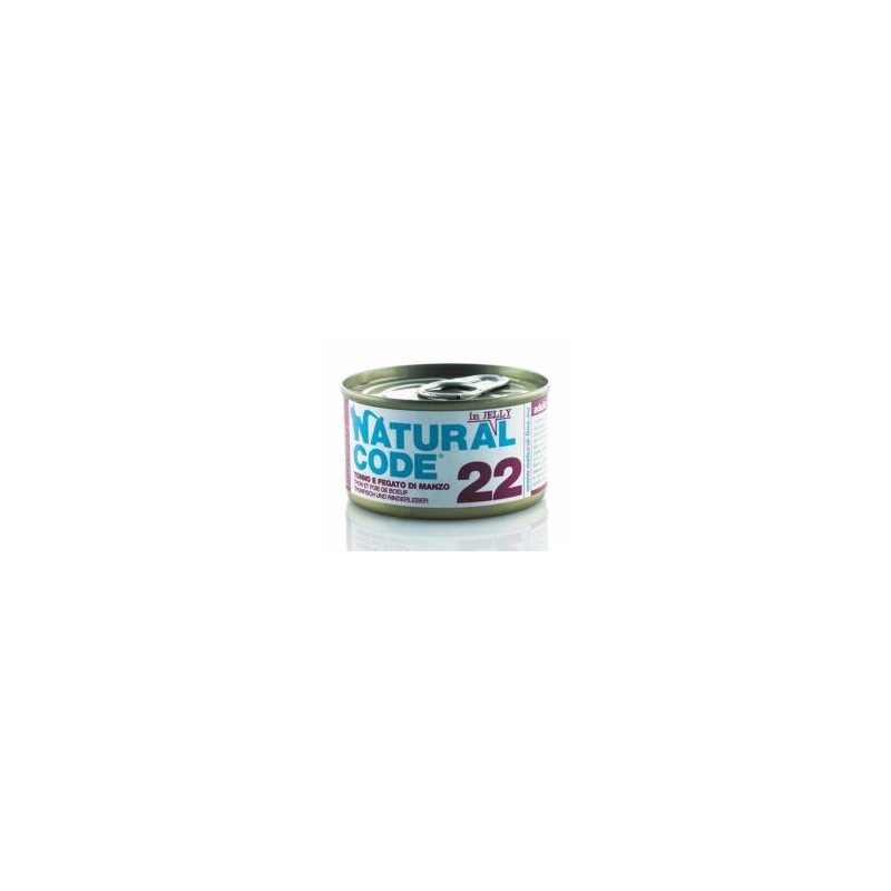 NATURAL CODE GR.85 JELLY TONNO FEGATO DI MANZO -22-