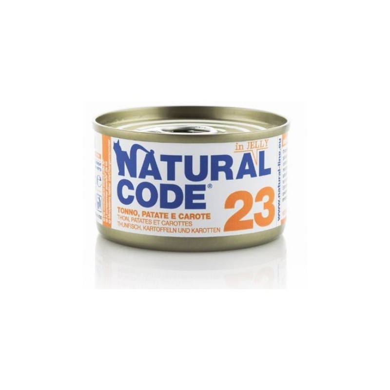 NATURAL CODE GR.85 JELLY TONNO PATATE CAROTE -23-