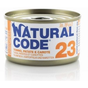 NATURAL CODE GR.85 JELLY TONNO PATATE CAROTE -23-