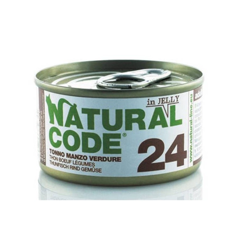 NATURAL CODE GR.85 JELLY TONNO MANZO VERDURE -24-