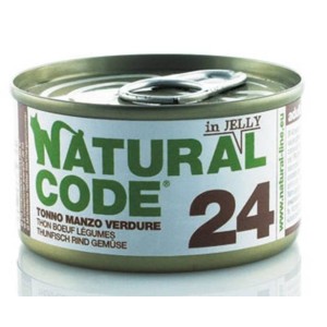 NATURAL CODE GR.85 JELLY TONNO MANZO VERDURE -24-