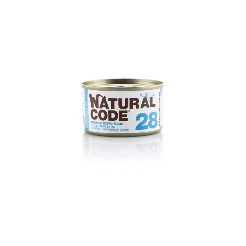 NATURAL CODE GR.85 JELLY TONNO MISTO MARE -28-