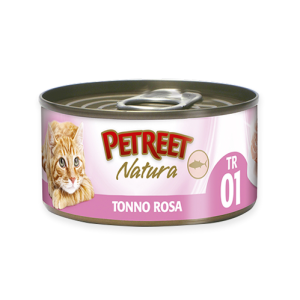 PETREET NATURA GR.140 TONNO ROSA