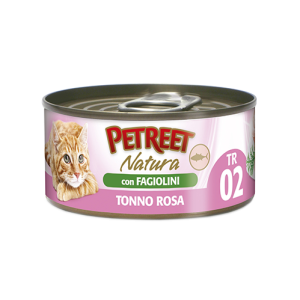 PETREET NATURA GR.140 TONNO ROSA FAGIOLINI