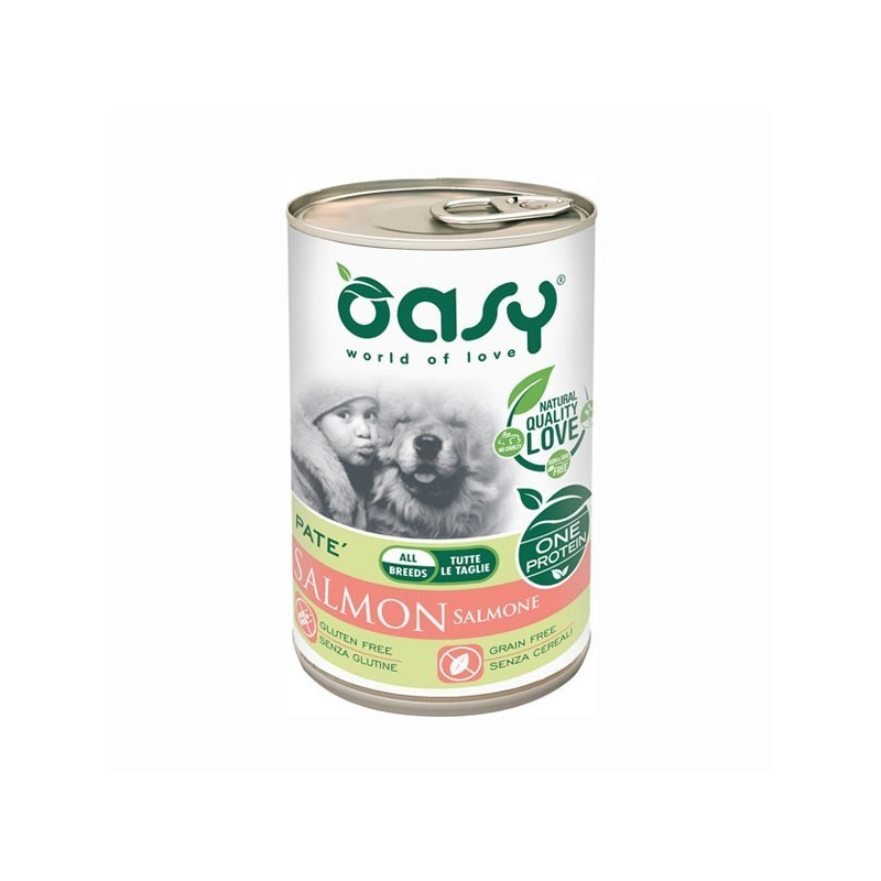OASY DOG MONOPROTEICO GR.400 SALMONE  