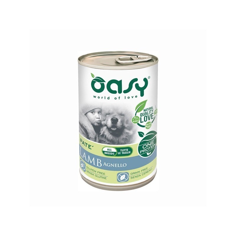 OASY DOG MONOPROTEICO GR.400 AGNELLO 