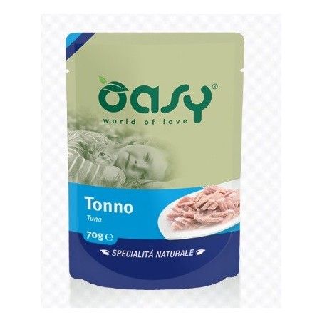 OASY CAT NATURALE BUSTA GR.70 TONNO 
