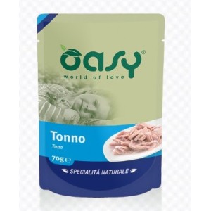 OASY CAT NATURALE BUSTA GR.70 TONNO 