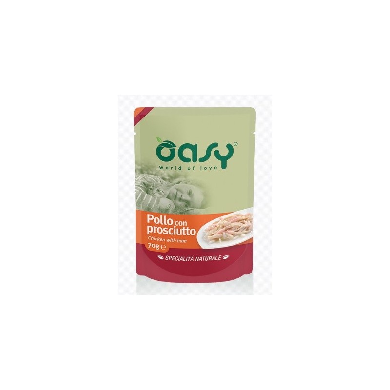 OASY CAT BUSTA NATURALE GR.70 POLLO PROSCIUTTO 