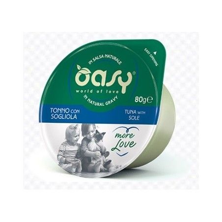 OASY MORE LOVE COPPETTA GR.80 TONNO SOGLIOLA 