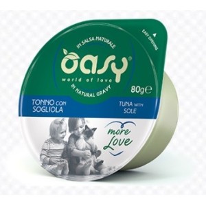 OASY MORE LOVE COPPETTA GR.80 TONNO SOGLIOLA 