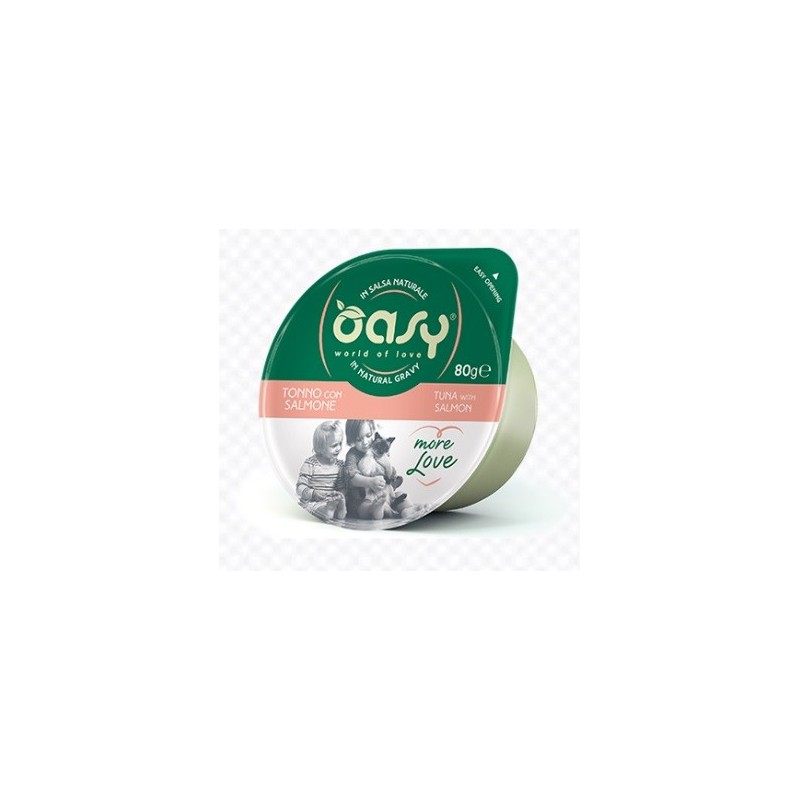 OASY MORE LOVE COPPETTA GR.80 TONNO SALMONE 