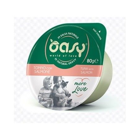 OASY MORE LOVE COPPETTA GR.80 TONNO SALMONE 