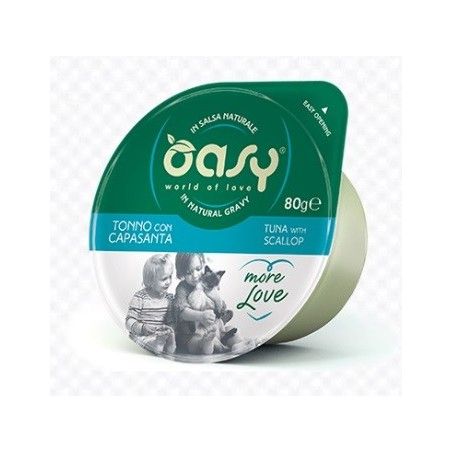 OASY MORE LOVE COPPETTA GR.80 TONNO CAPPASANTA 