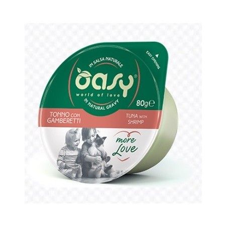 OASY MORE LOVE COPPETTA GR.80 TONNO GAMBERETTI 