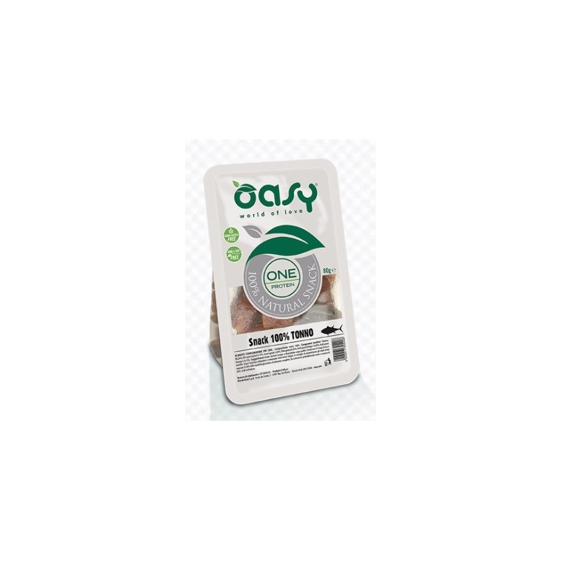 OASY SNACK 100% TONNO GR.80