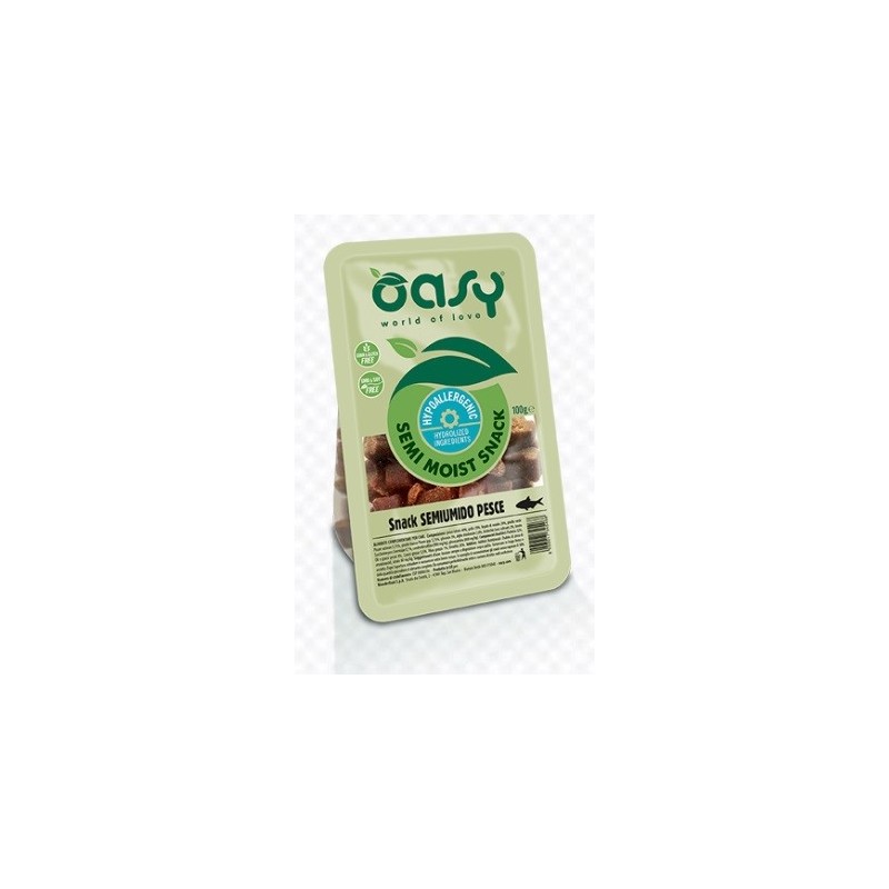 OASY SNACK SEMIUMIDO GR.100 PESCE 
