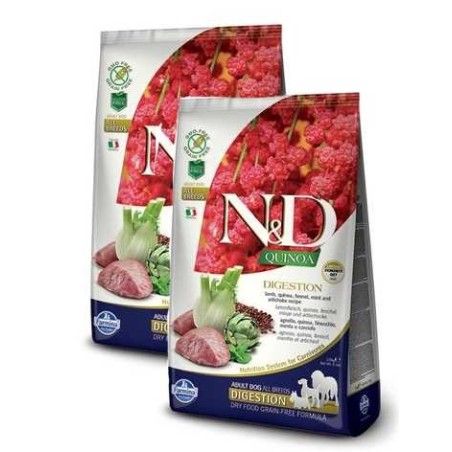 FARMINA N&D QUINOA ADULT ALL BREED WEIGHT MANEGEMENT AGNELLO 7 KG *acquisto minimo 2 sacchi*prezzo riferito alla singola confezi