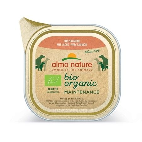 ALMO BIO PATE' CANE VASCHETTA 100GR SALMONE 