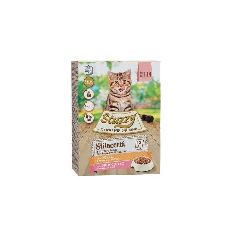 STUZZY CAT SFILACCETTI 12X85 GR KITTEN
