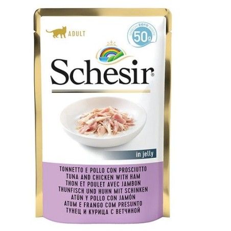 SCHESIR BUSTA GR.50 TONNO POLLO PROSCIUTTO  