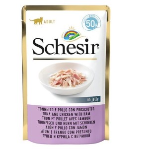 SCHESIR BUSTA GR.50 TONNO POLLO PROSCIUTTO  