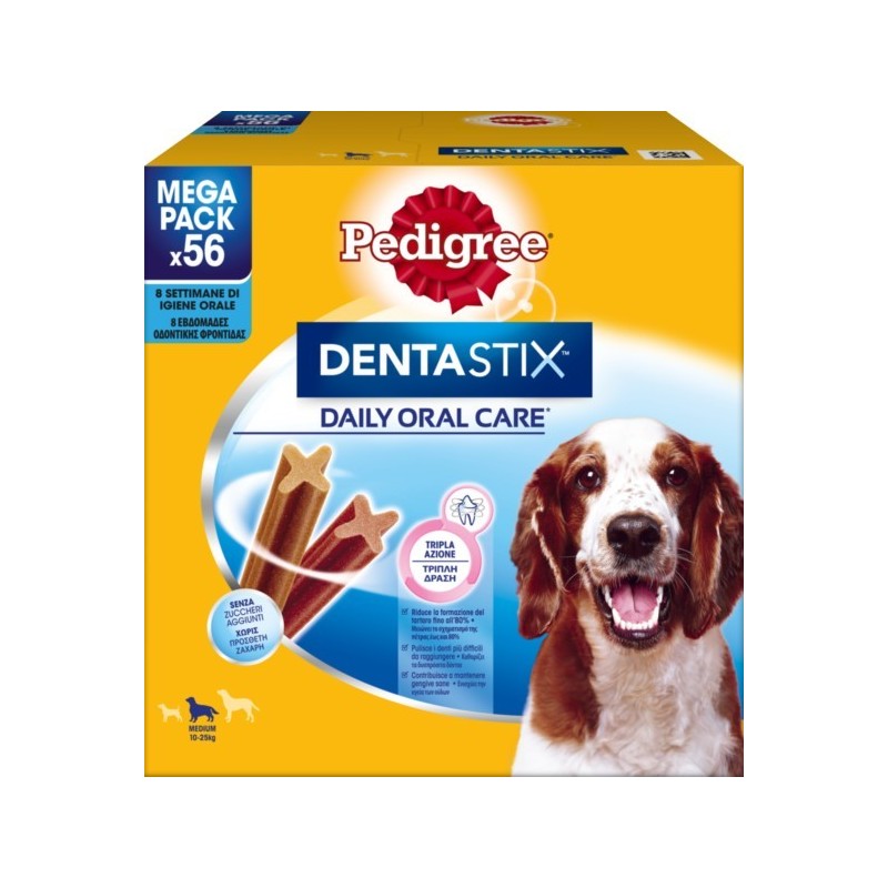 PEDIGREE DENTASTIX MEDIUM MULTIPACK 56PZ....