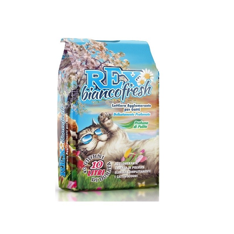 REX LETTIERA AGGLOMERANTE BIANCO FRESH LT.10