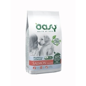 OASY DOG PUPPY MEDIUM/LARGE SALMONE 12 KG MONOPROTEICO