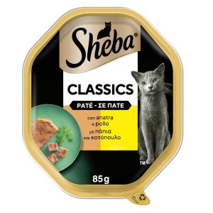 SHEBA VASCHETTA GR.85 PATE' ANATRA POLLO