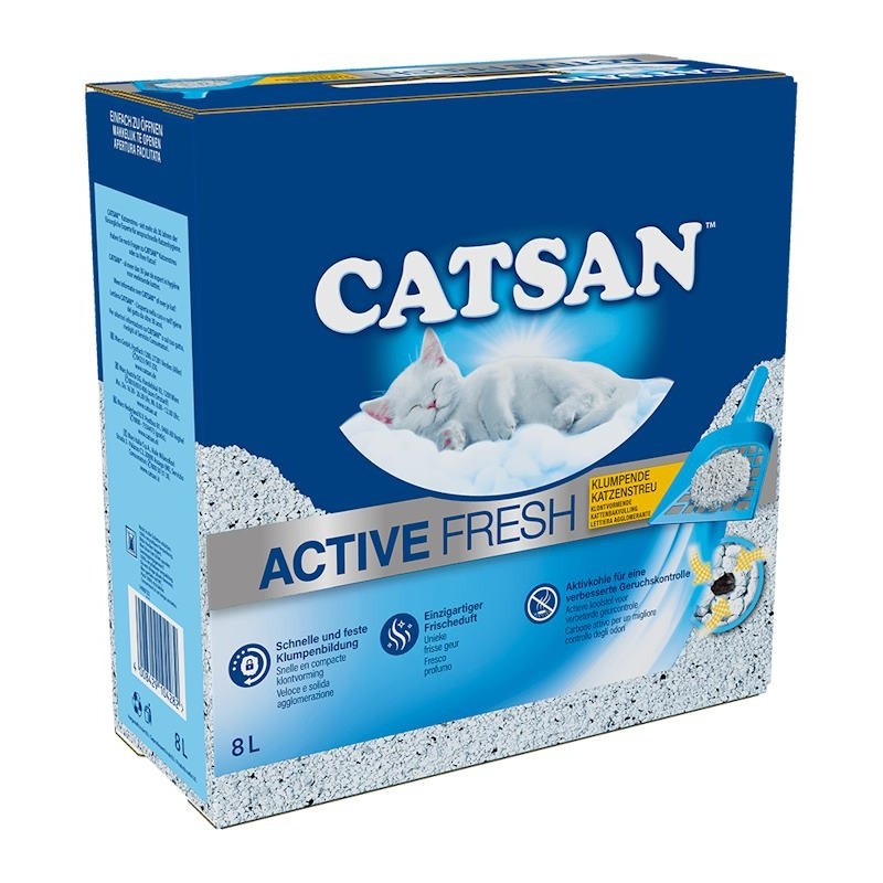 CATSAN ACTIVE FRESH AGGLOMERANTE LT.8