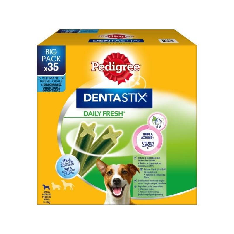PEDIGREE DENTASTIX FRESH SMALL MULTIPACK 35 PEZZI