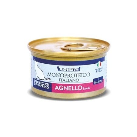 UNIPRO MONOPROTEICO GR.85 STERILIZZATO AGNELLO 