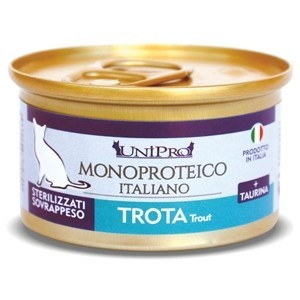 UNIPRO MONOPROTEICO GR.85 STERILIZZATO TROTA  