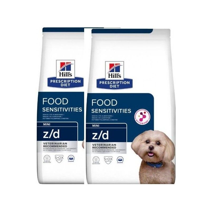 .HILL'S. PRESCRIPTION DIET Z/D MINI CROCCHETTE PER CANI PER LE SENSIBILITÀ ALIMENTARI KG.6 **acquisto minimo 2 sacchi*prezzo rif